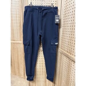 Aeropostale Mens Navy Blue Cargo Jogger Sweatpants Size Medium M